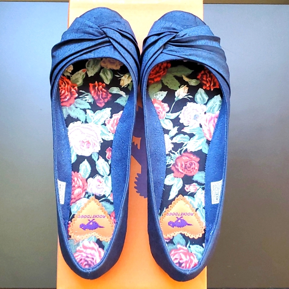 Rocket Dog 8M, Ballet Flat, Navy